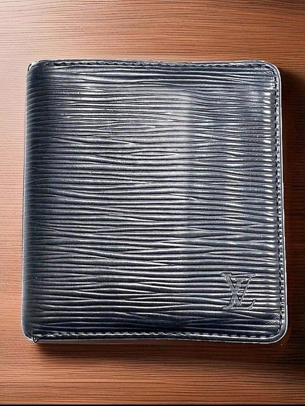 Louis Vuitton Epi Multiple Wallet Noir Black Epi Leather